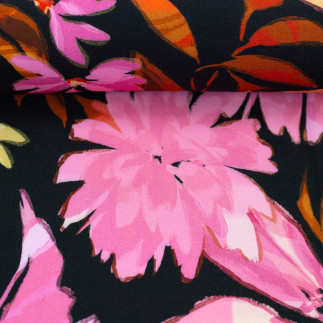 viscose - Julia Flowers, black