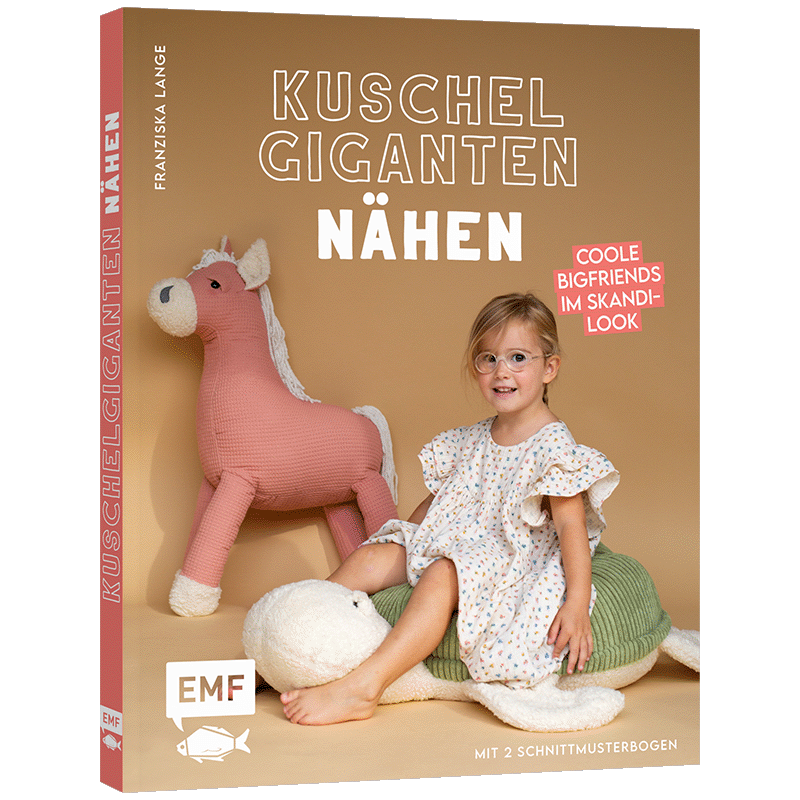 Kuschelgiganten nähen: Coole Big Friends im Skandi-Look