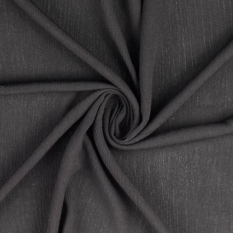 Viscose Krepp - Webware Uni schwarz