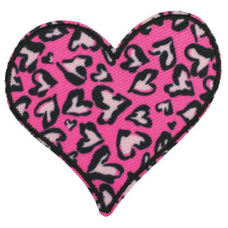 Applikation - Herz pink
