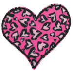 Applique - Coeur rose