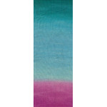 Lana Grossa - Merino Lace Aquarell - petrol/turquoise/fuchsia (003)