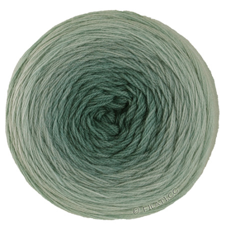 Lana Grossa - Merino Lace Aquarell - pétrole/menthe/turquoise (403)