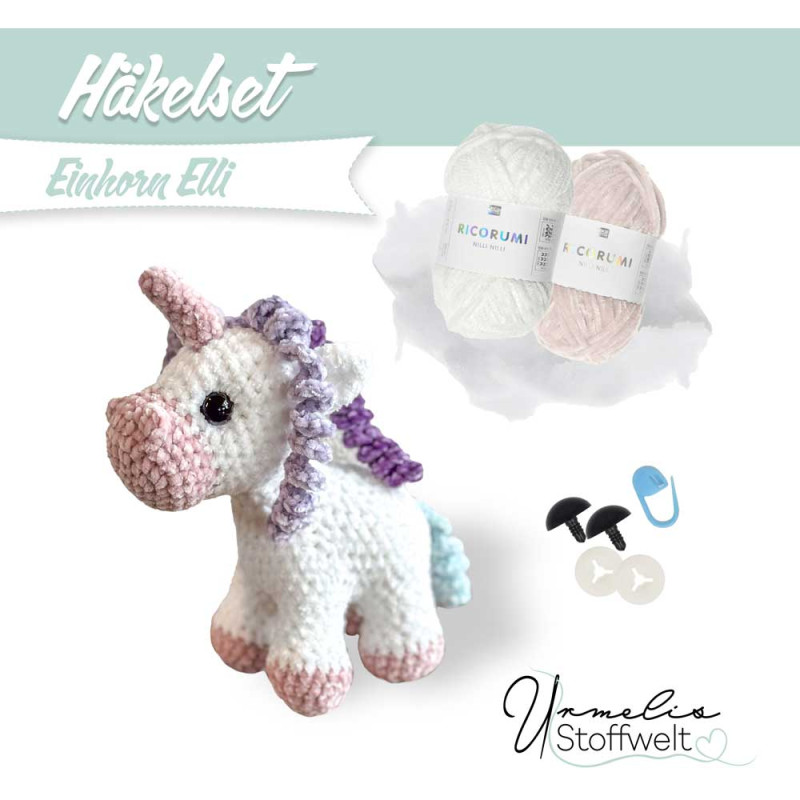 Kit de crochet - Licorne Elli – à crocheter et à aimer