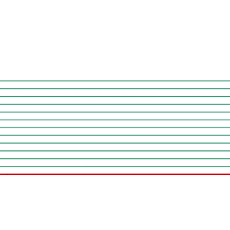 french terry - Lillesol&Pelle - Linea Panel white/green 87cm