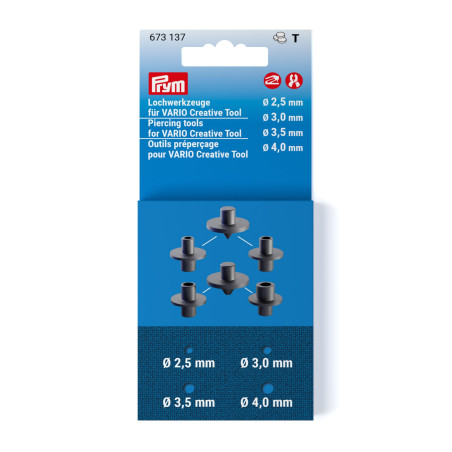 Prym Lochwerkzeuge für Vario Creative Tool 2.5 -4.0 (673137)