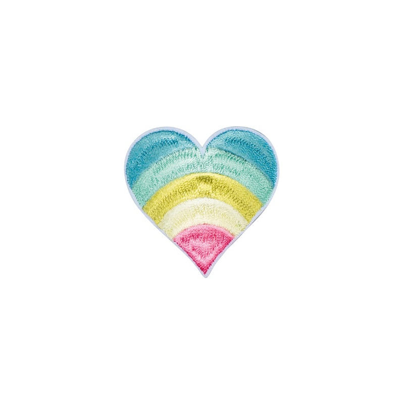 Application - Cœur arc-en-ciel