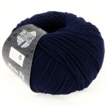 Reste - Lana Grossa - Cool Wool Big bleu nuit (630) Lot: 53096