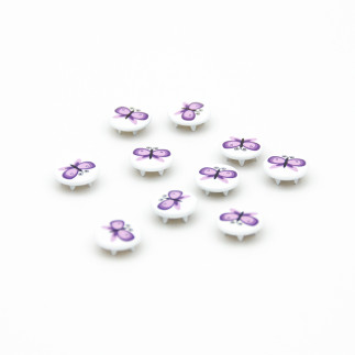 copy of Boutons-pression - Urmeli - Papillon rose