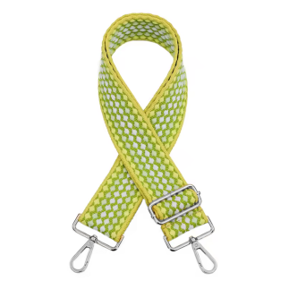 Bandoulière de sac finie - Dotlines citron vert
