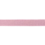 Bande élastique - 25 mm rose pailleté