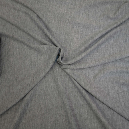 Tricot mérinos - Maglia gris clair chiné
