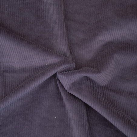 velours côtelé extensible - Hilco violet