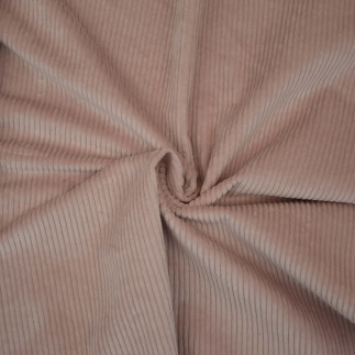 velours côtelé extensible - Hilco altrosa