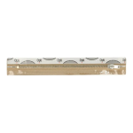 Trouser zipper 10cm nickel beige (886)