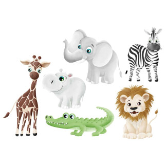 Iron-on transfers - Mrs Mint Design - Safari Set