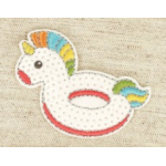 Paillettenapplikation - Einhorn Ring