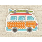 Sequin applique - Beach Bus