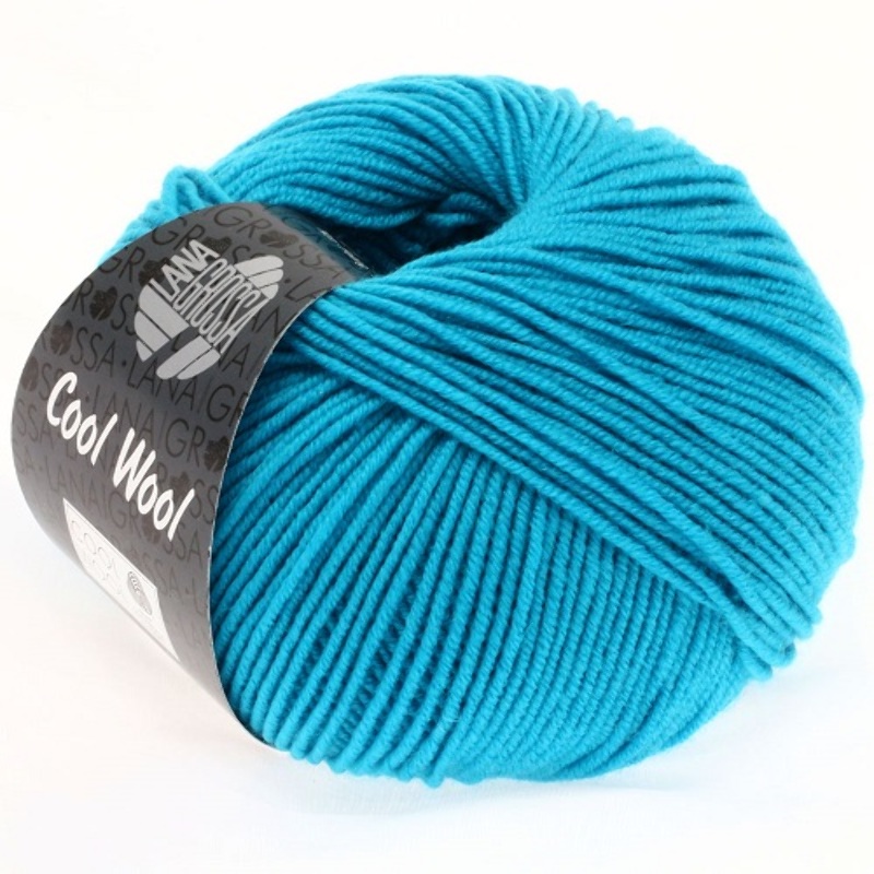 Lana Grossa - Cool Wool turquoise blue (502)