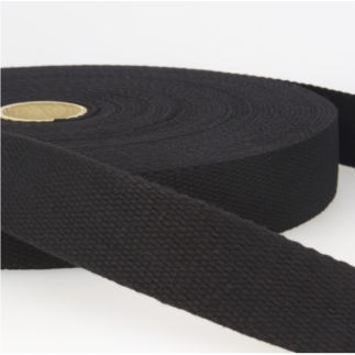 Taschengurtband 25mm - schwarz (St14)