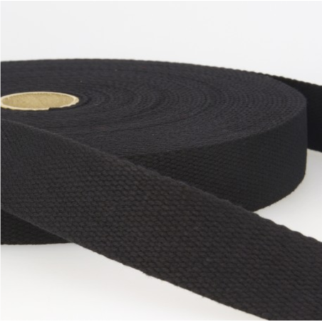 Taschengurtband 25mm - schwarz (St14)