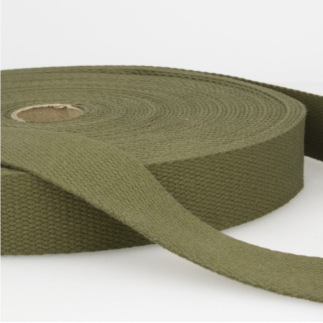 Taschengurtband 25mm - khaki (St53)
