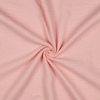 double gauze - Plain salmon (v021)