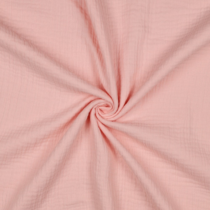 double gauze - Plain salmon (v021)
