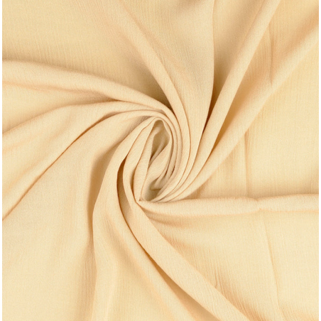 viscose crepe - woven fabric plain sand