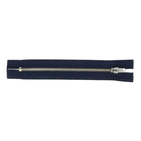Trouser zipper 10cm nickel navy (210)