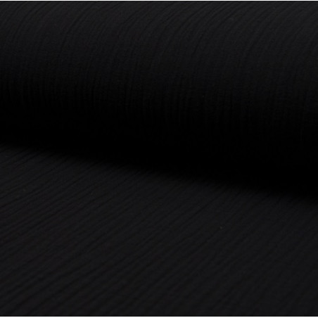 Musselin - Bambino Uni black
