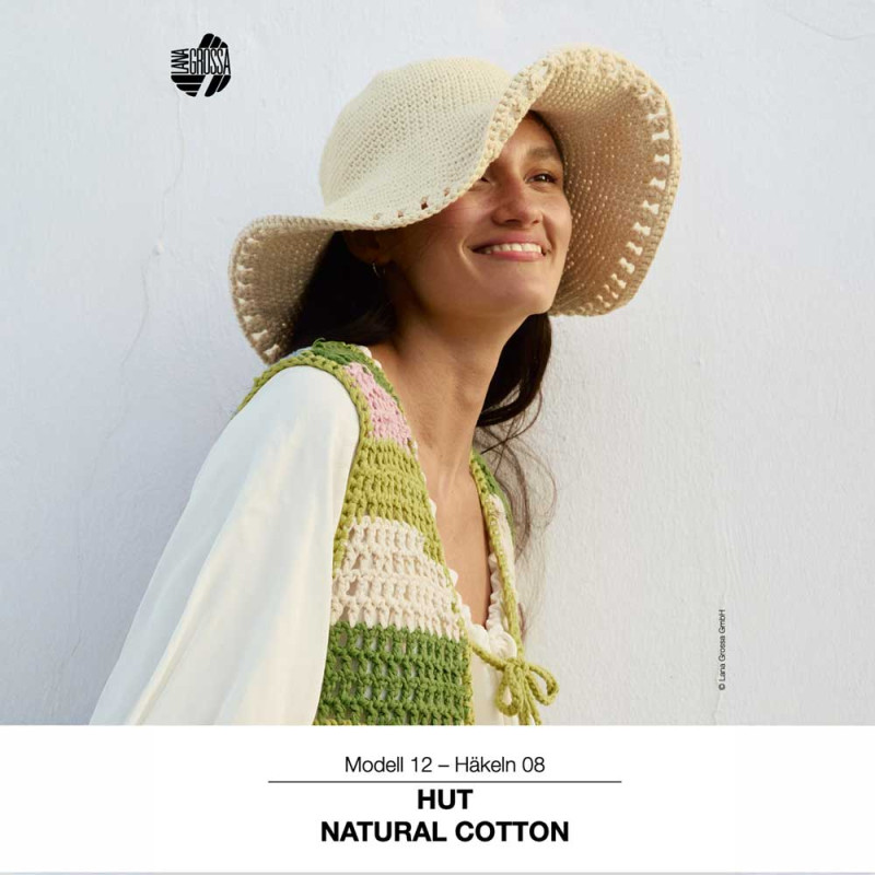 E-Book - Natural Cotton Hat E-Book - Natural Cotton Hat