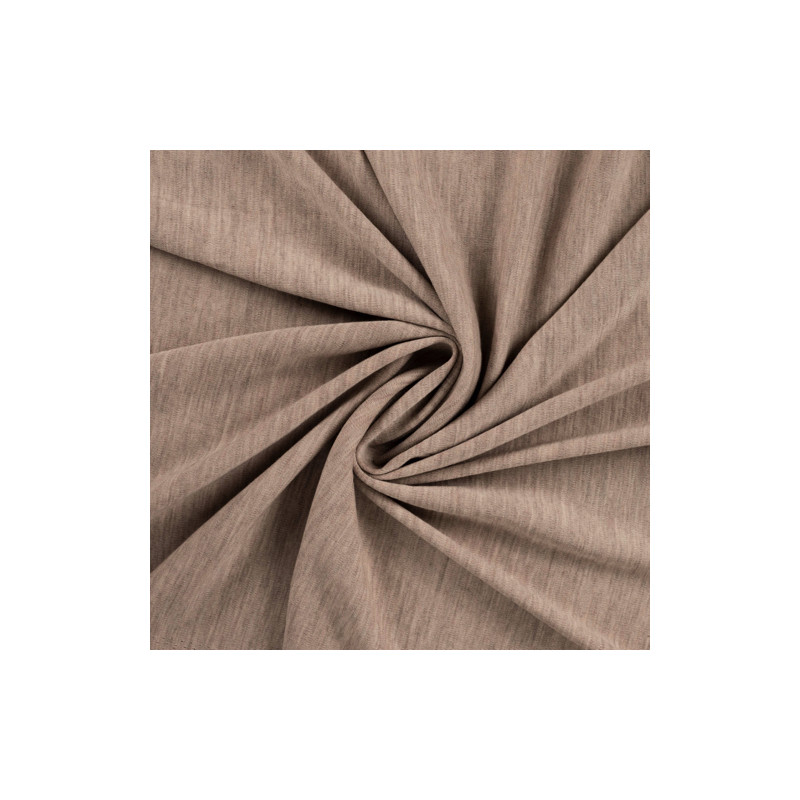 Merino wool jersey - ecru mottled