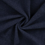 Merino wool fleece - navy melange