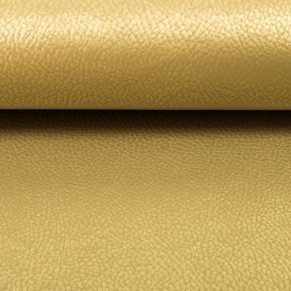 synthetic leather - gold metallic