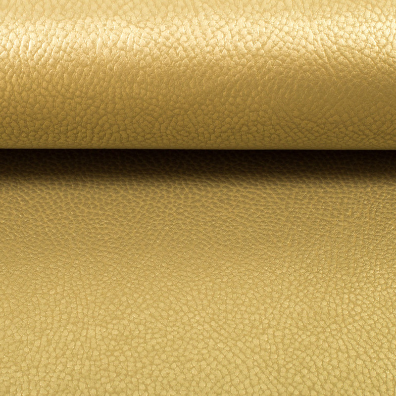 synthetic leather - gold metallic