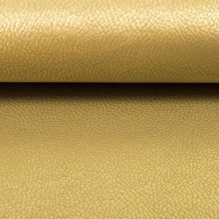 synthetic leather - gold metallic