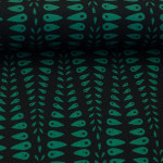 viscose - Trigo, green / black by Bienvenido Colorido