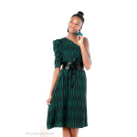viscose - Trigo, green / black by Bienvenido Colorido