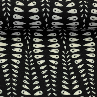 viscose - Trigo, ecru / black by Bienvenido Colorido
