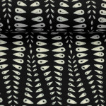 Viscose - Wheat, ecru/schwarz by Bienvenido Colorido Viscose - Wheat, ecru/schwarz by Bienvenido Colorido