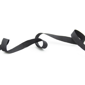 Ruban gros-grain - 25 mm, anthracite 720