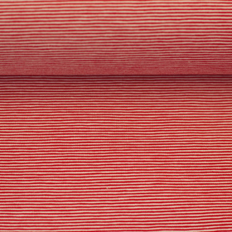 Striped cuffs Stella white / red (11)