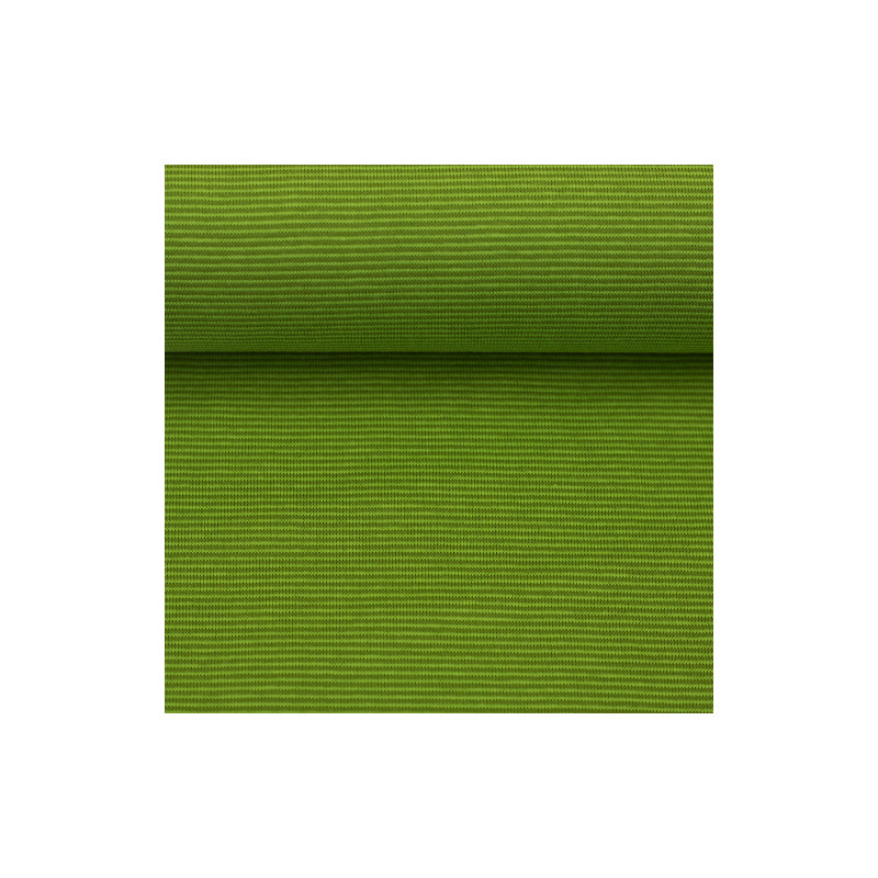 Manchettes rayées Stella kiwi/vert foin (604)