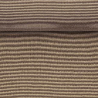 Ringelbündchen Stella sand / schlamm (675)