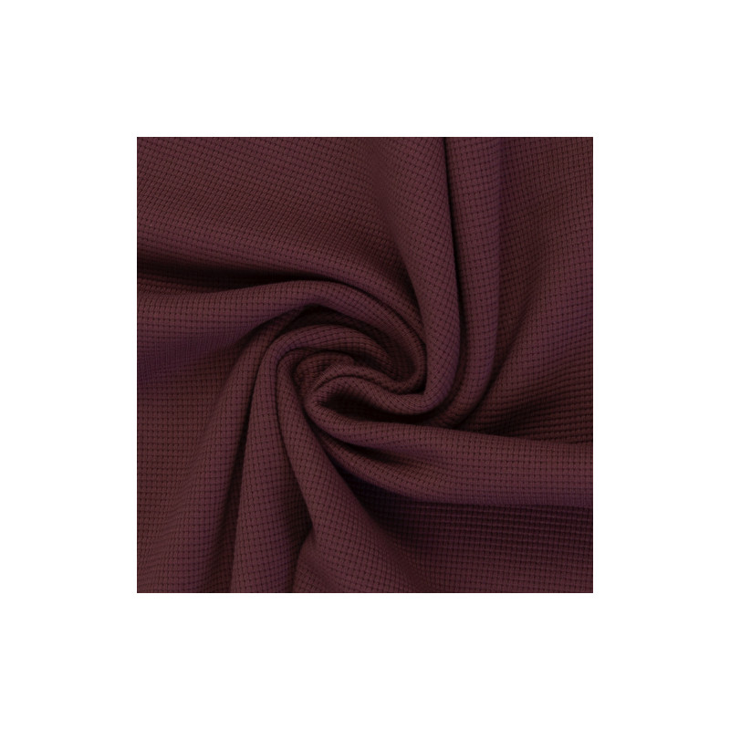 Waffle jersey Clarissa mauve (436)