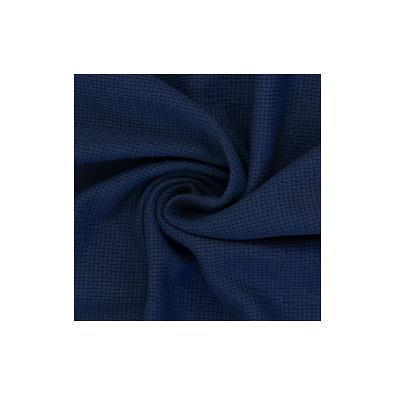 Waffeljersey Clarissa jeansblau (743)