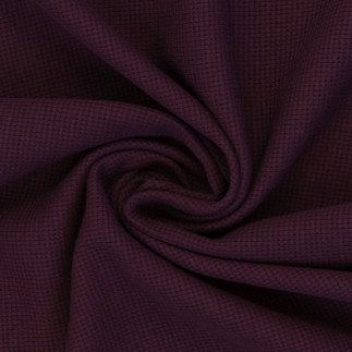 Waffle jersey Clarissa burgundy (938)