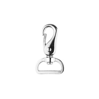 Karabiner 25mm silber (tc)