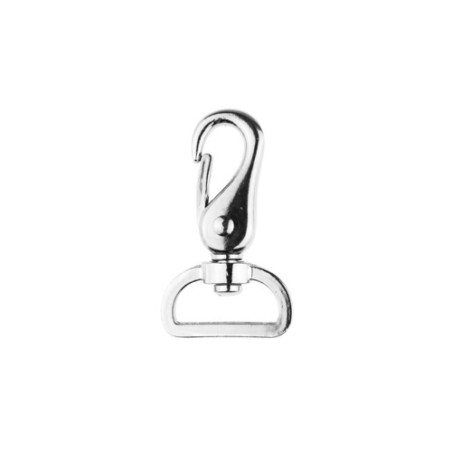 Karabiner 25mm silber (tc)